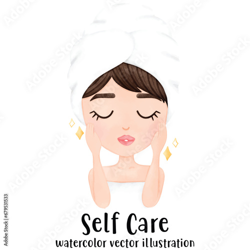Facial Mask, woman face, self care, Skin care