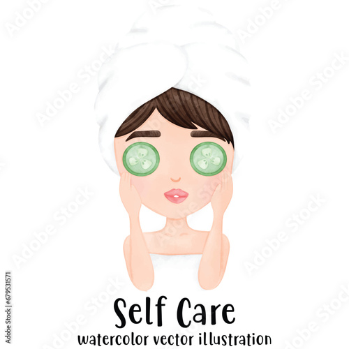 Facial Mask, woman face, self care, Skin care
