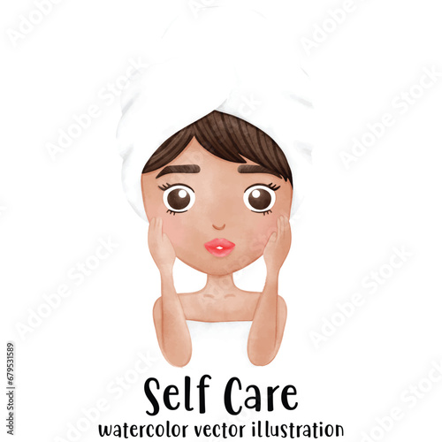 Facial Mask, woman face, self care, Skin care