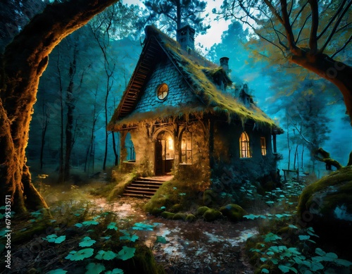 old house in the woods © Lexwander