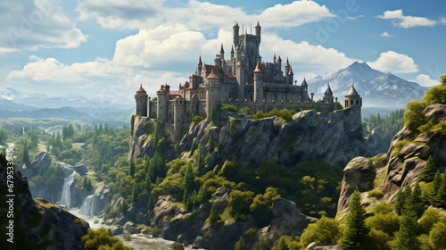 A picturesque castle