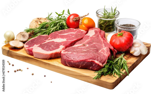 Customized Steak Lovers Kit On Transparent Background