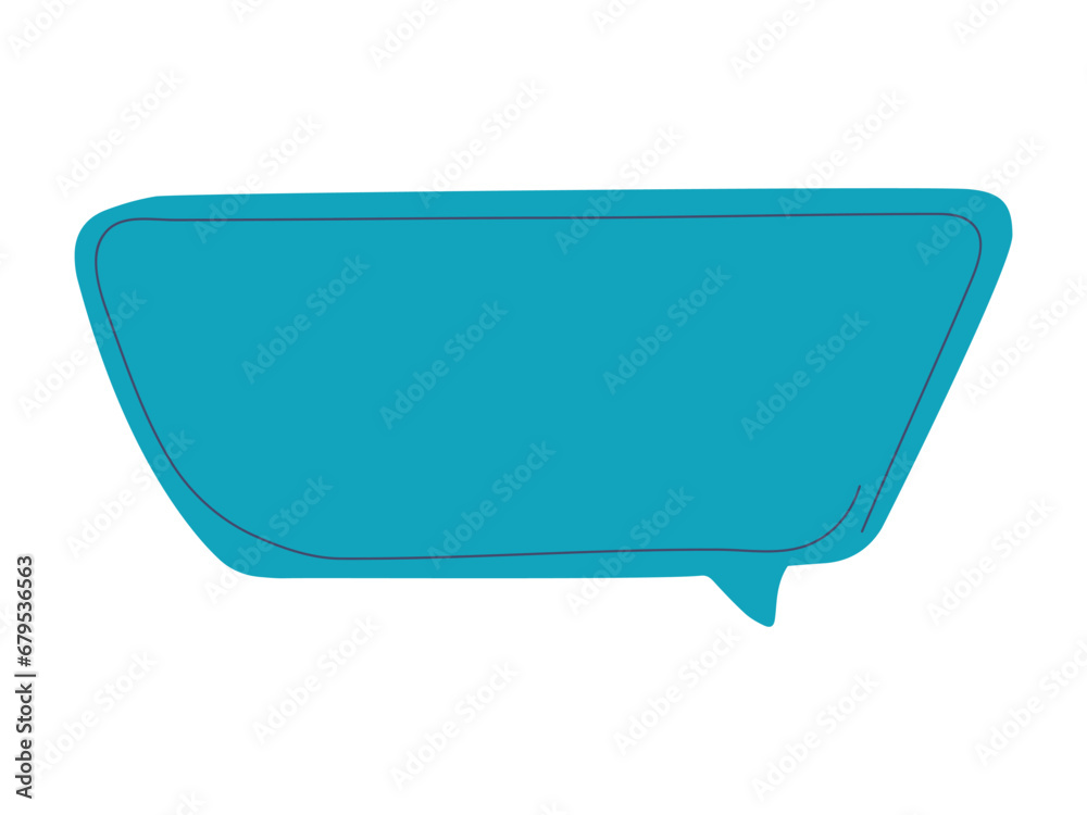 Speech bubble with texture in collage style. Vector illustration Speech bubble with texture in collage style. Vector illustration