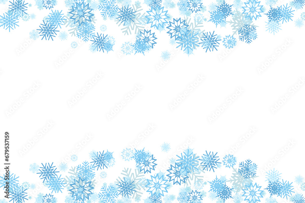 Christmas Day Snowflakes Vector