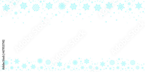 Christmas Day Snowflakes Vector