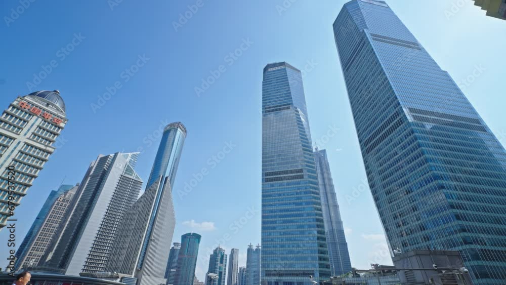 High-rise buildings in Lujiazui, Shanghai, China High-rise buildings in Lujiazui, Shanghai, China