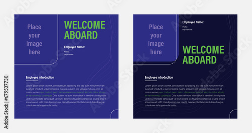 Employee welcome aboard