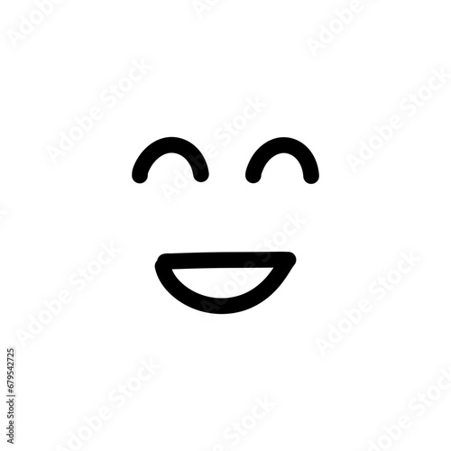 Smiling  face  with  smiling  eyes flat vector icon in emotions