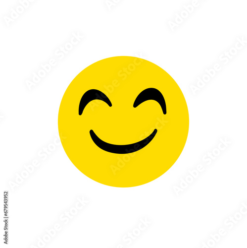 emoticon smile icons. Cartoon emoji. Vector emoticon