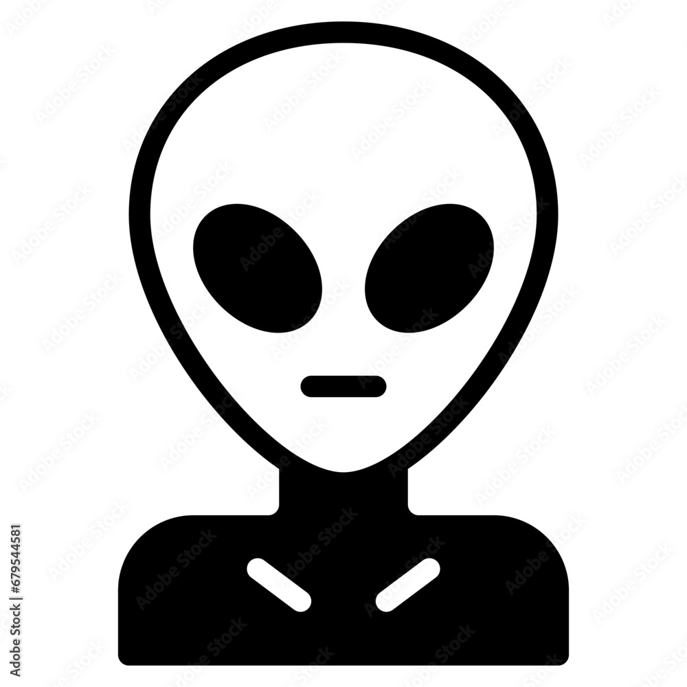 Fototapeta premium Alien icon