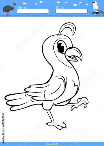 Lets color it Quail.