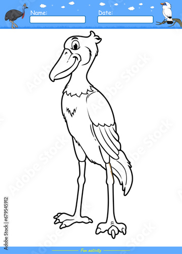 Lets color it Shoebill