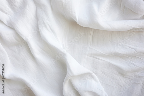 Textura de sábanas de tela fina. photo