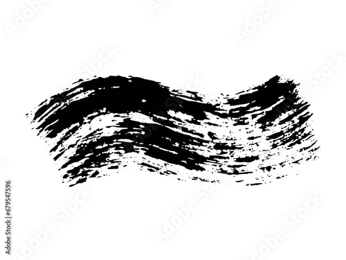 Vector paint brush spot Hand painted background Ink scribble dab clipart