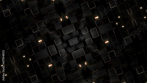 background with glowing lights
