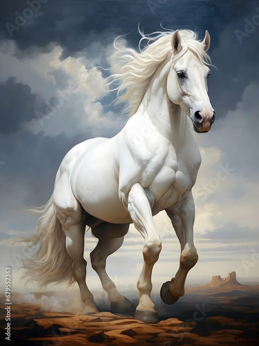 White horse © Abol.n