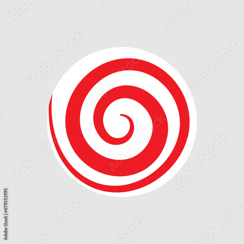 Peppermint Candy icon vector. Sweet illustration sign. Candy symbol. Dessert logo.