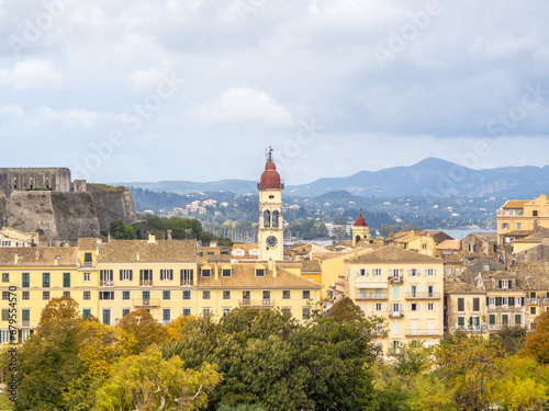 Old town of Corfu (Korkyra) city, Corfu (Kérkyra) island, Ionian Sea, northwestern Greece, near the border with Albania photo