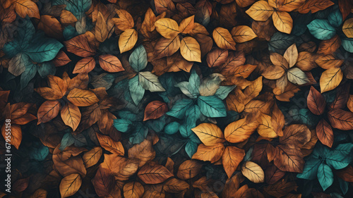 Vibrant Autumn Leaves Background