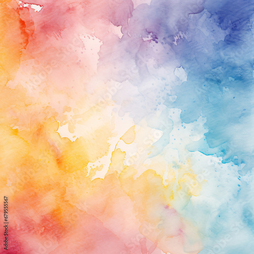 Watercolor background with paper texture
