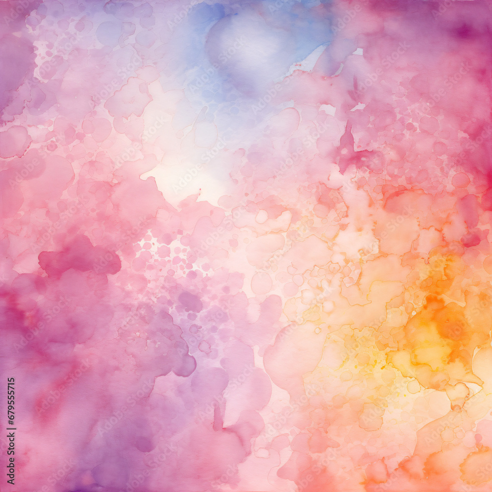 Watercolor background with paper texture