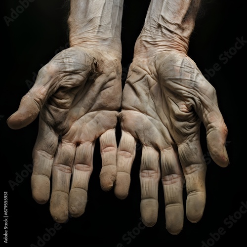 Wallpaper Mural Time-worn hands, etched with stories Torontodigital.ca