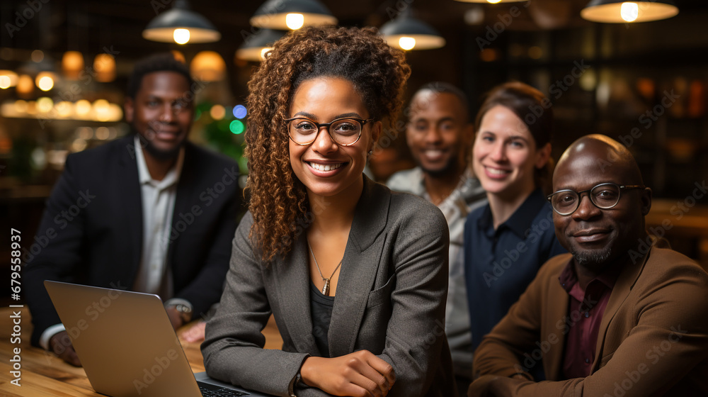 friendly multinational team office friendly multinational team office