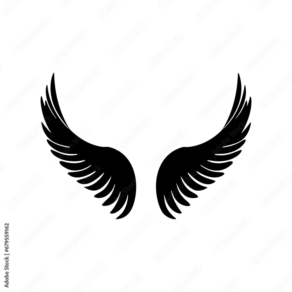 Fototapeta premium wing isolated vector