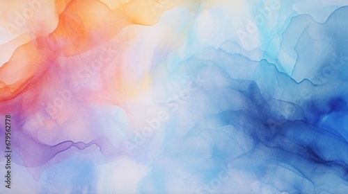 Abstract colorful painted Watercolor Background