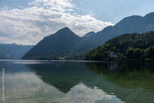 Landscape at the Grundlsee lake