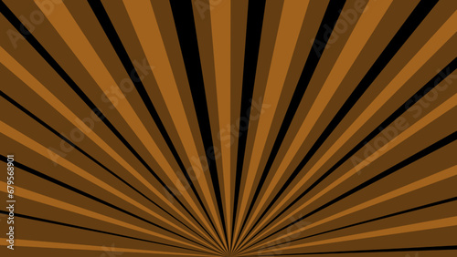 Orange and black sunburst background