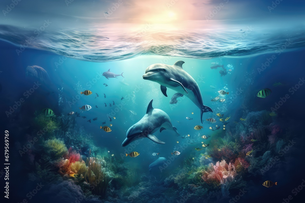 underwater sea world backdrop marine life fun underwater sea world backdrop marine life fun