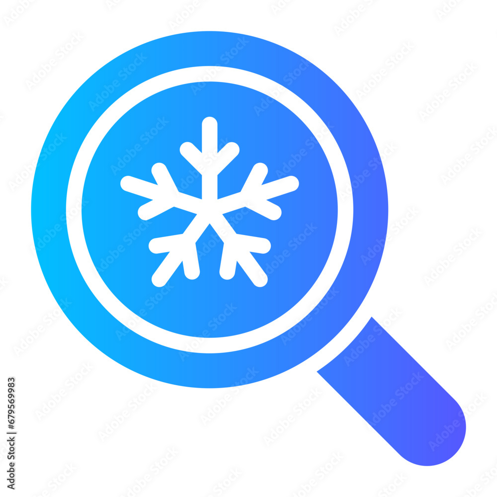 loupe gradient icon