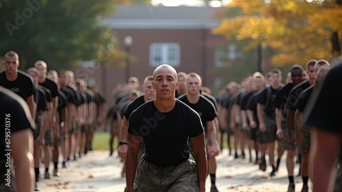 Army Recruits Go Through Basic Training In Winchester.

 photo
