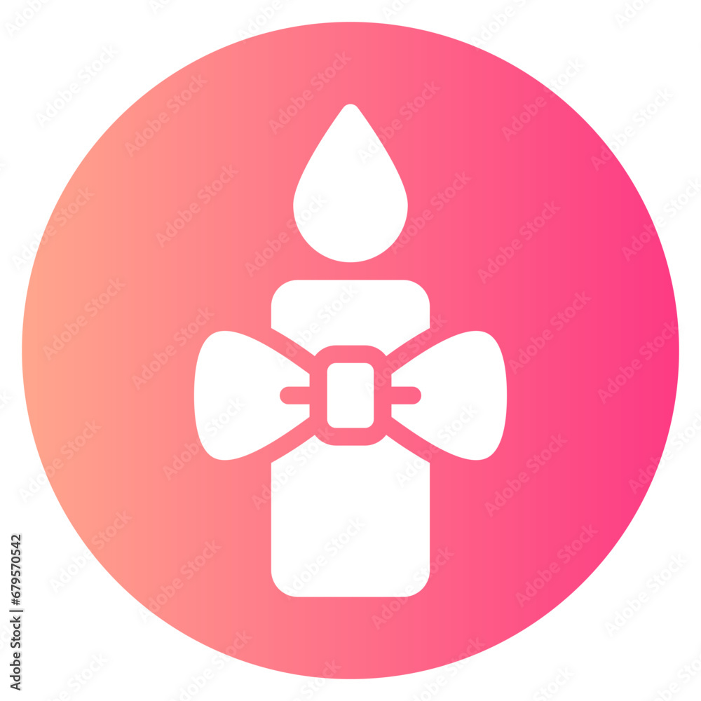 candle gradient icon candle gradient icon