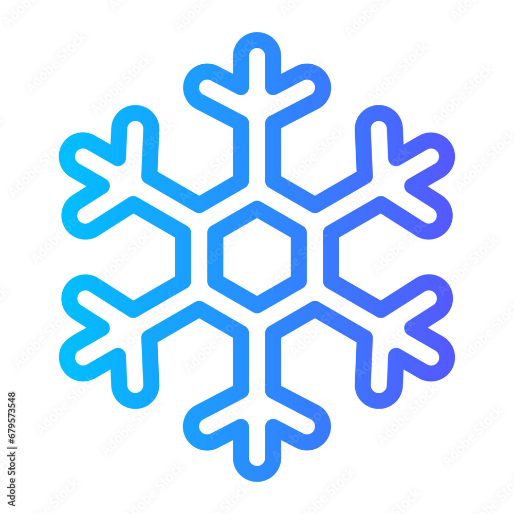 snow gradient icon