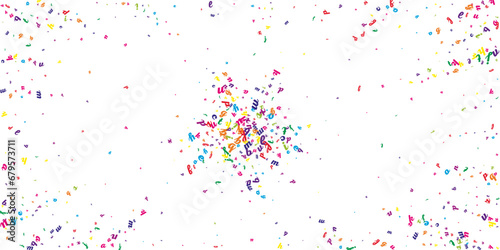 Concept of school background. Colorful childish