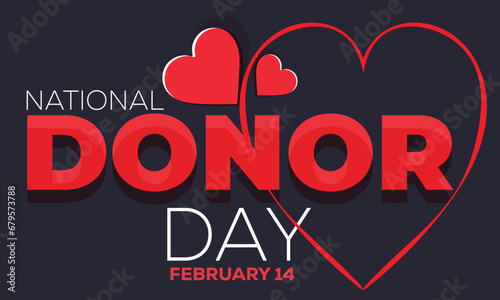 National donor day. background, banner, card, poster, template. Vector illustration. photo