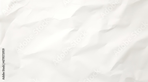White paper texture background. Crumpled white paper. Abstract shape background with blank area for text