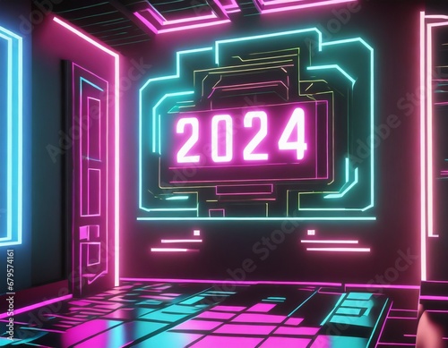 The message (2024) is posted on the wall. space for this text; concept, background