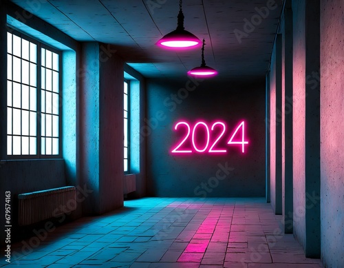 The message (2024) is posted on the wall. space for this text; concept, background