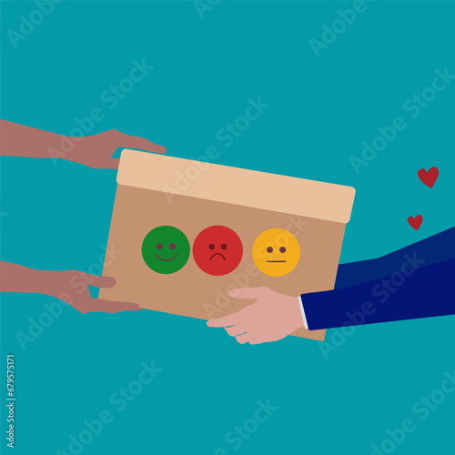 Investment asset allocation and balancing concept Businessman investors make pie charts to balance their portfolios to suit risk and return.
