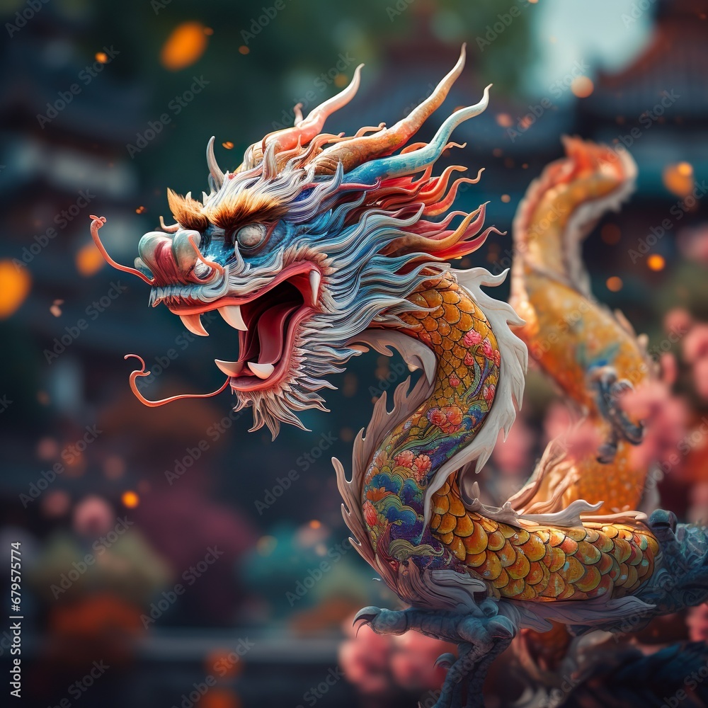 chinese new year dragon furious monster 