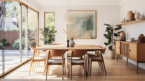 Beautiful mid century modern Australian home photo