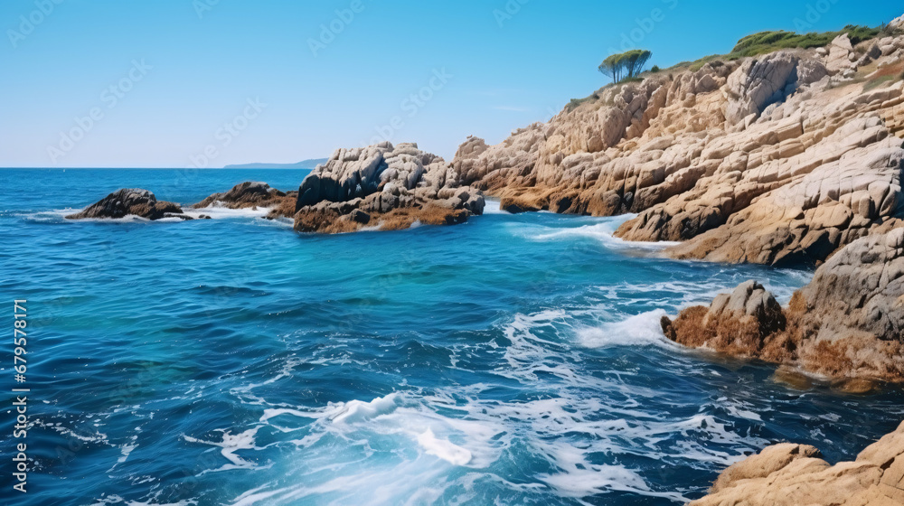 Beautiful sea in Spain.