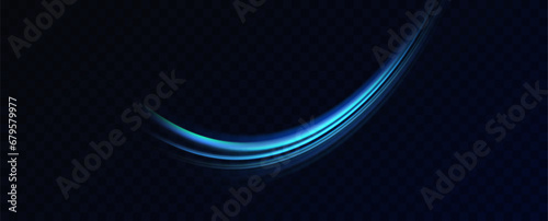 Neon speed lines. Dynamic light motion traces. Light trace wave, trace line.Futuristic neon light lines. Light movement effect, Neon speed lines.

