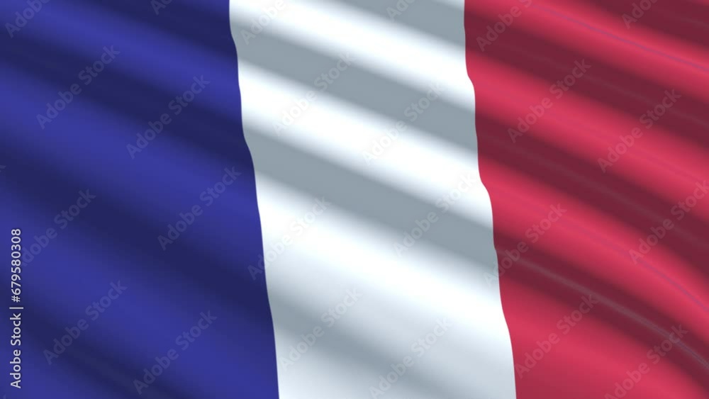 French flag animation. French flag animation.