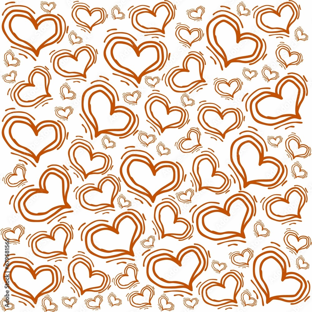 Set of unique hand drawn hearts. Doodle style hearts collection. Set of unique hand drawn hearts. Doodle style hearts collection.