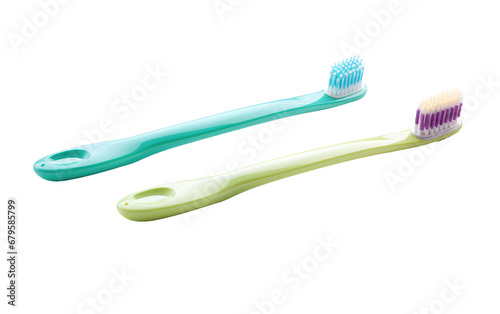 Pet Toothbrush and Toothpaste Set On Isolated Background
