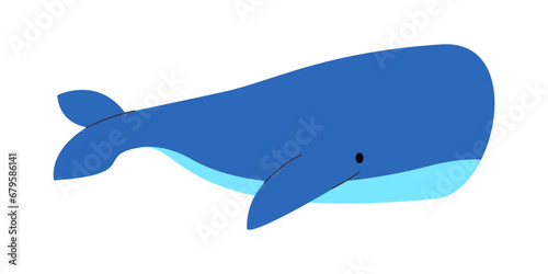 blue color sperm whale large huge sea animal swimming underwater wild nature environment ocean